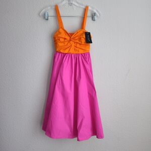 💞 Kate Spade Twist Bodice Colorblocked Dress